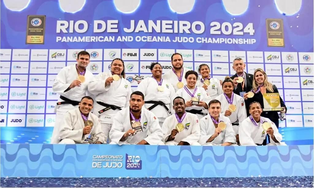 Judô: Brasil fatura 16 pódios, 7 deles de ouro, em Pan-Americano no RJ