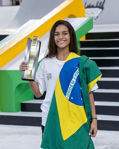 Rayssa Leal vence etapa da China do Pré-Olímpico de skate street