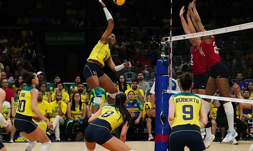 Brasil derrota EUA por 3 sets a 1 na Liga das Nações Feminina