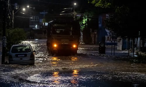 Rio Grande do Sul tem alerta de perigo para chuvas e ciclone