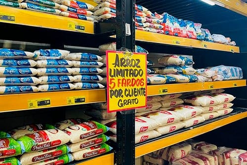 Supermercados começam a limitar compra de arroz para clientes no Vale do Aço