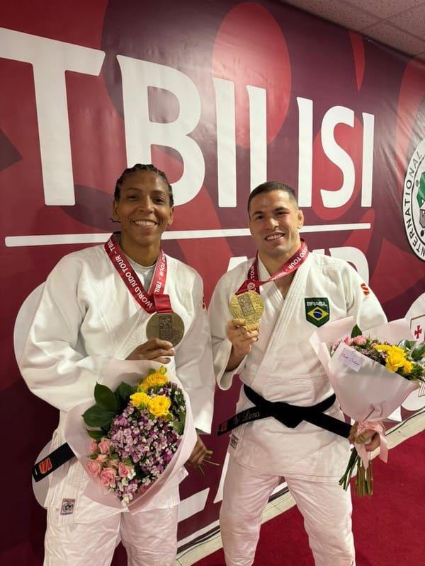 Rafaela Silva e Willian Lima abrem com bronze o GP de Judô na Geórgia